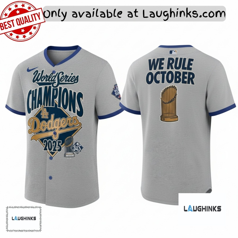 nike los angeles dodgers 2025 world series champions locker room we rule october baseball jersey shirt laughinks Nike Los Angeles Dodgers 2025 World Series Champions Locker Room We Rule October Baseball Jersey Shirt