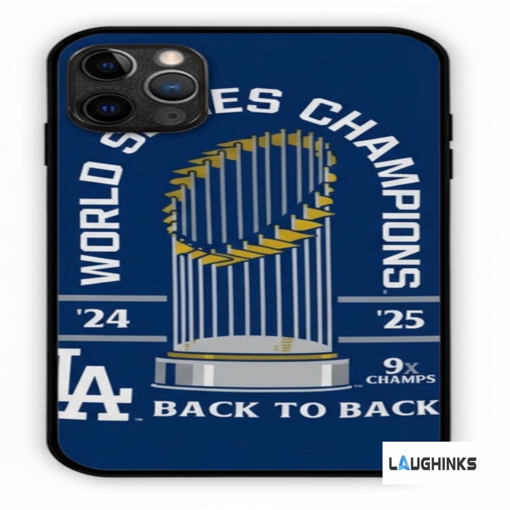 Los Angeles Dodgers 2025 Back to Back World Champions Series phone case