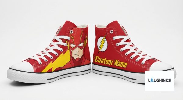 Custom name the Flash High Top Shoes 3 Custom name the Flash High Top Shoes