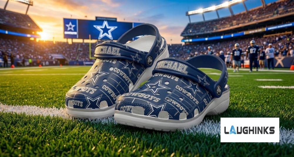 Custom Name Dallas Cowboys Crocs Charm Set 15 pcs with Clogs 