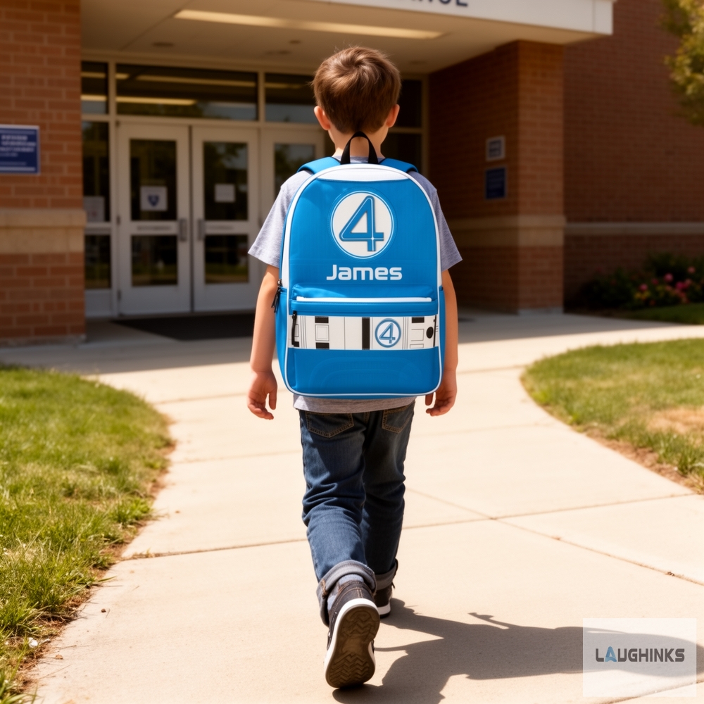 Custom Name Fantastic Four Backpack 5 Custom Name fantastic four backpack