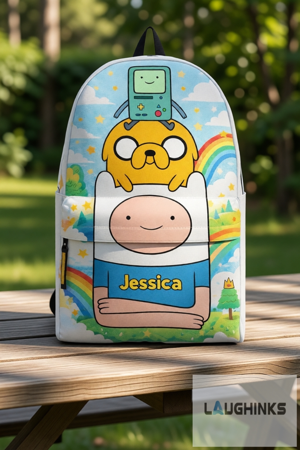 Custom Name Adventure Time Backpack 4 Custom Name Adventure Time backpack
