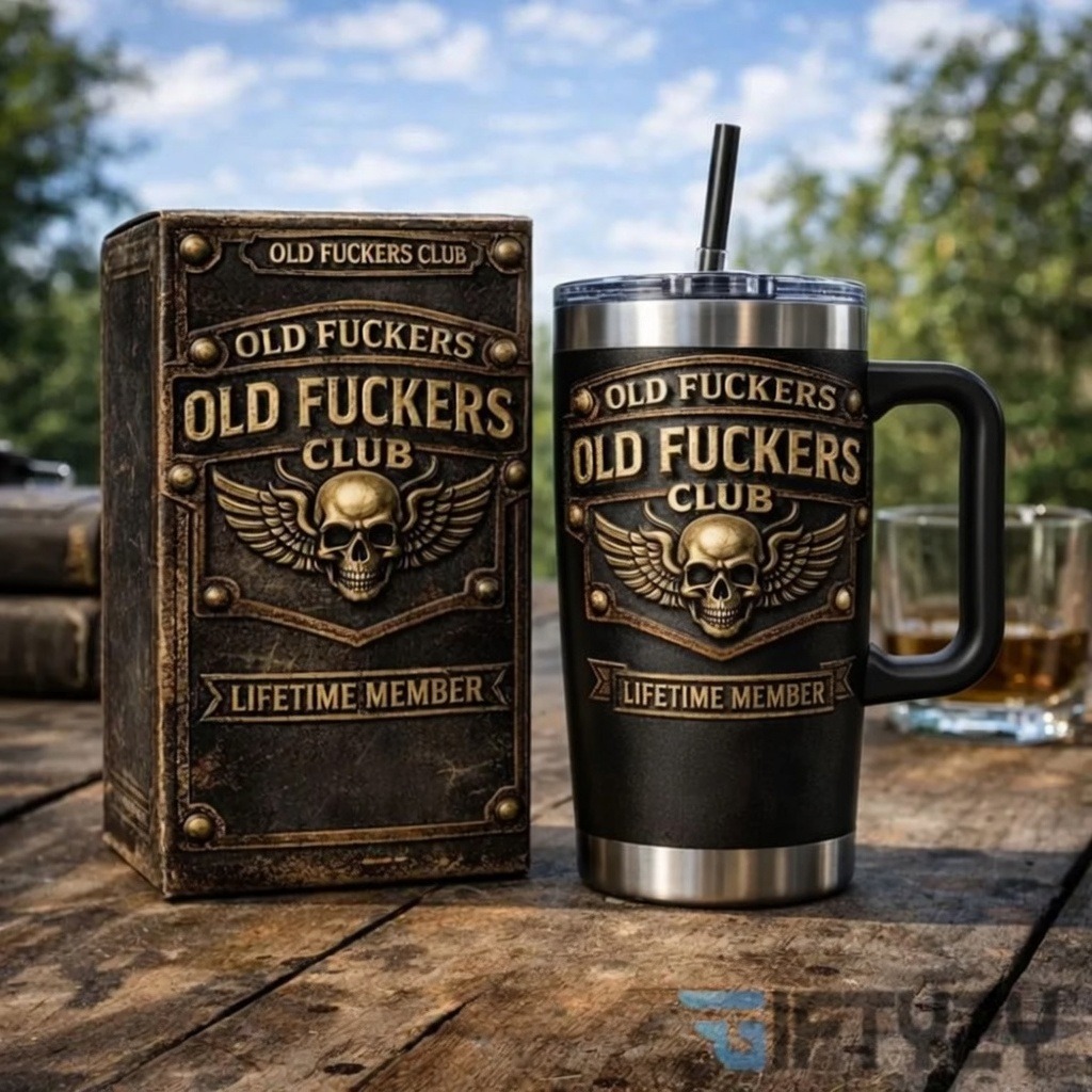 Old Fuckers Club Music Lifetime Member Stainless Steel Yeti Tumbler 40Oz