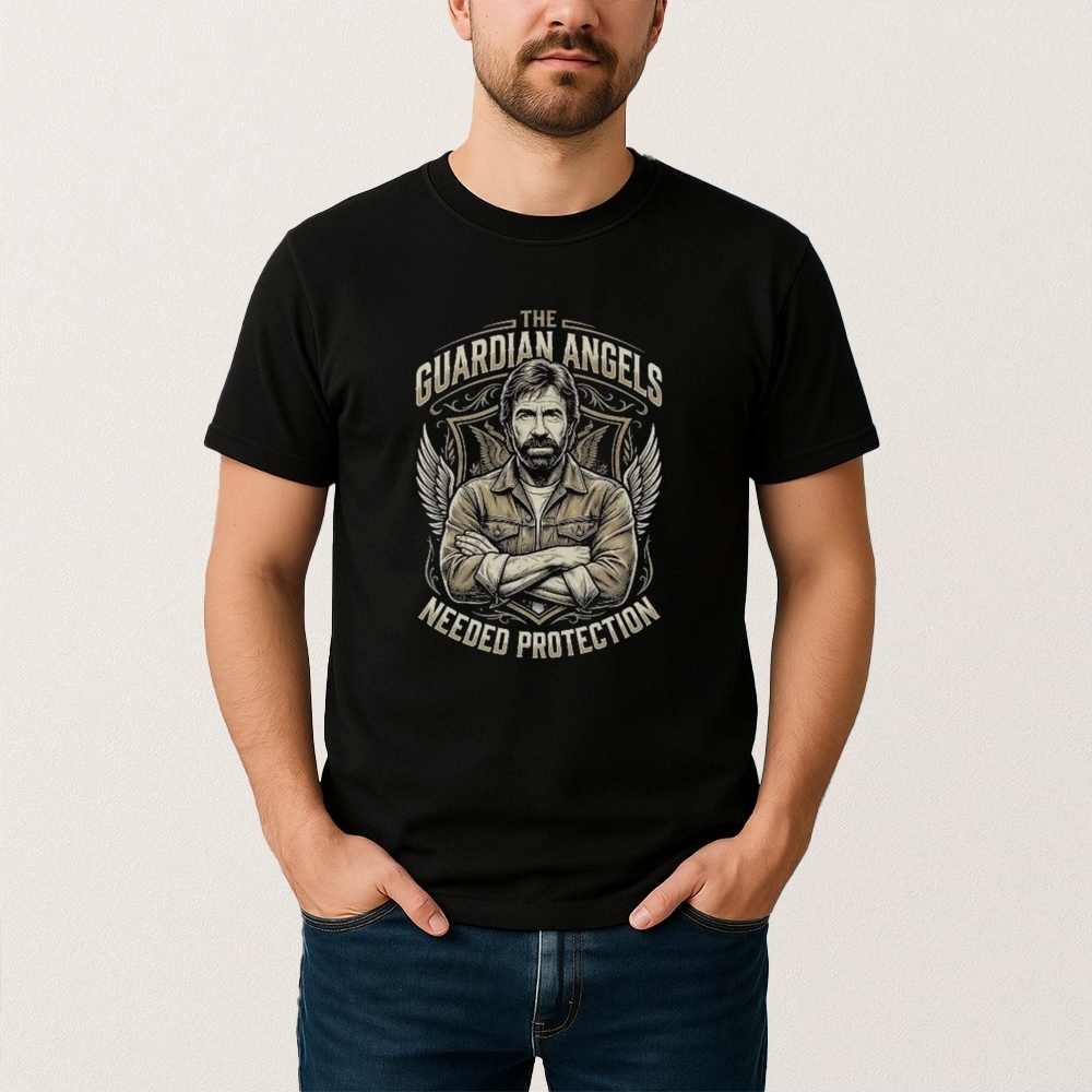 The Angels Needed Protection Rip Chuck Norris Shirt trendingnowe 1
