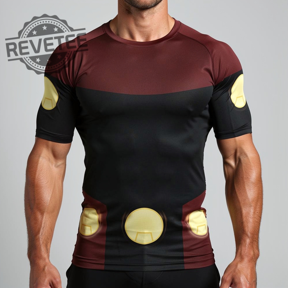 Powerplex Invincible Tv Series Short Sleeve Rash Guard Compression Shirt