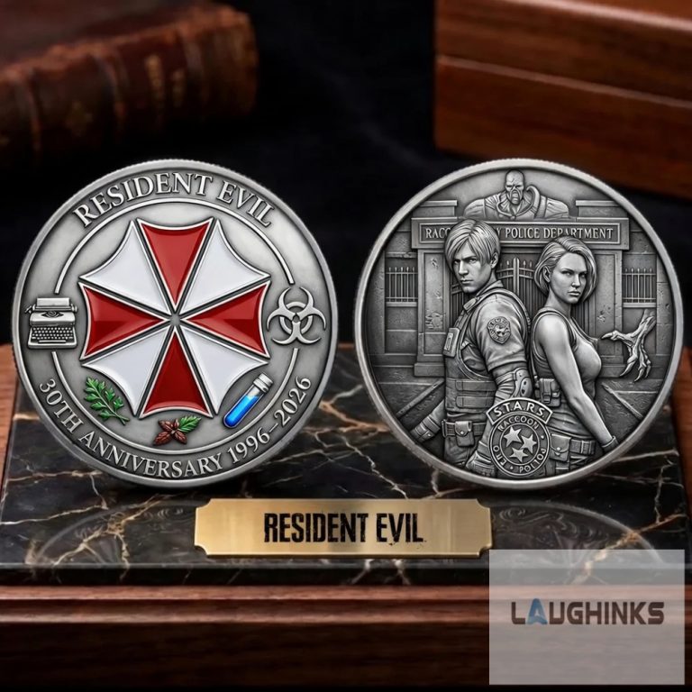 Resident Evil 30Th Anniversary Commemorative Coin 1996 2026 | Laughinks