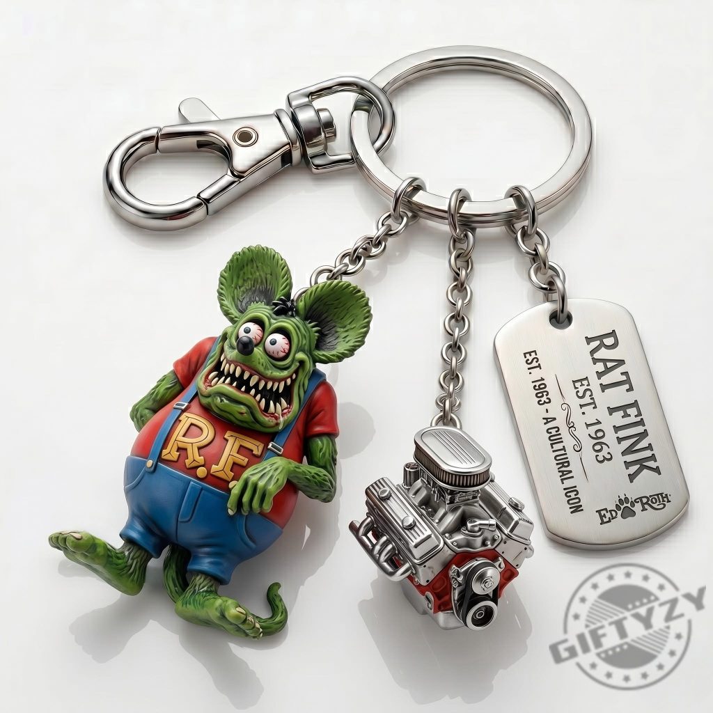 Rat Fink Est 1963 A Cultural Icon Keychain