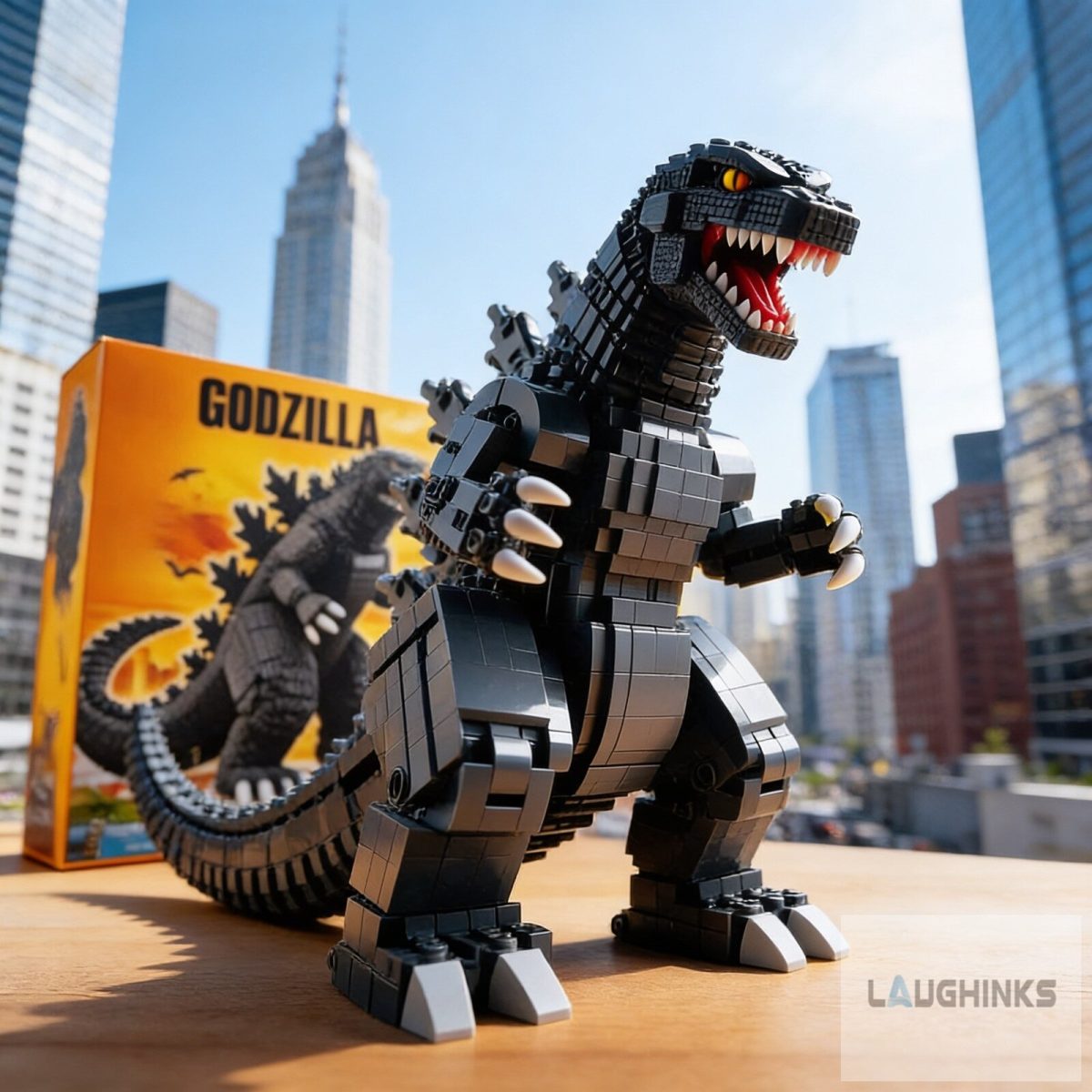 Godzilla Building Blocks Set | Laughinks