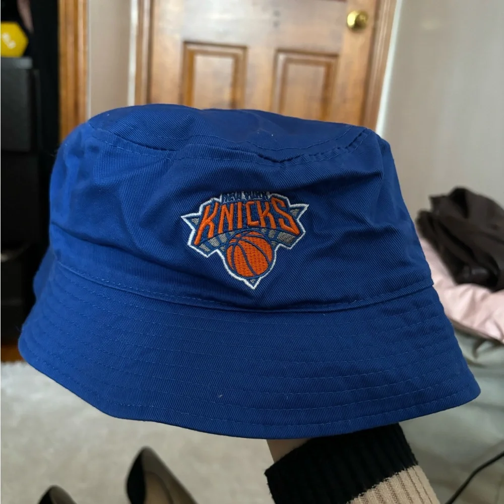 New York Knicks Blue Bucket Hat
