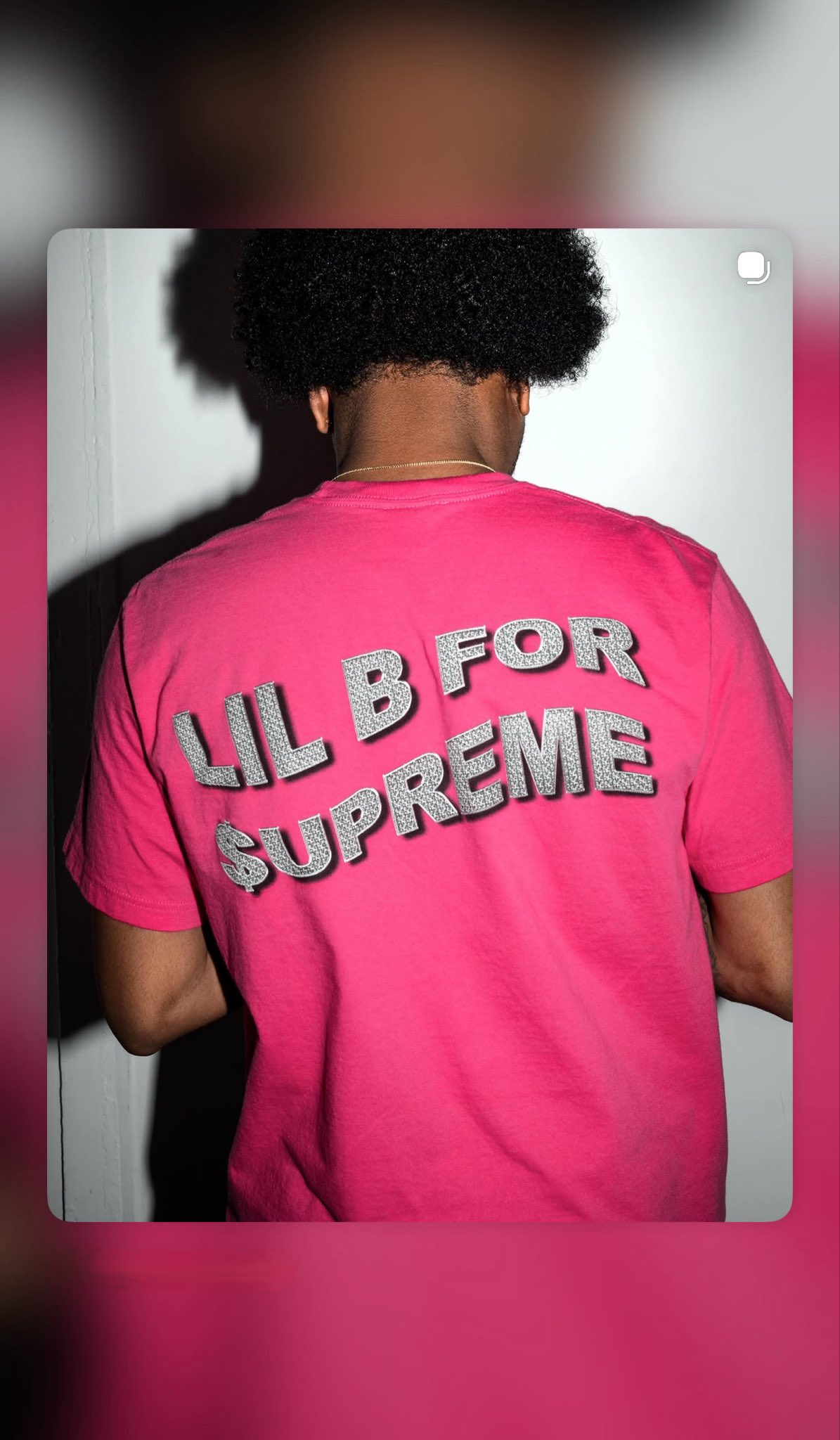 Lil B x SUPREME "Why Hate?" T-Shirt - Pink & Yellow Summer Graphic Tee 5 Lil B x SUPREME "Why Hate?" T-Shirt - Pink & Yellow Summer Graphic Tee