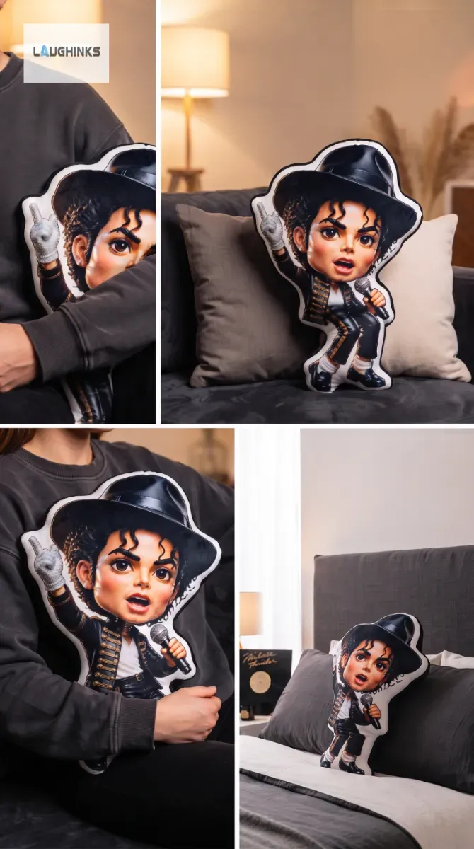 Michael Jackson 3D Plush Pillow 4 Michael Jackson 3D Plush Pillow