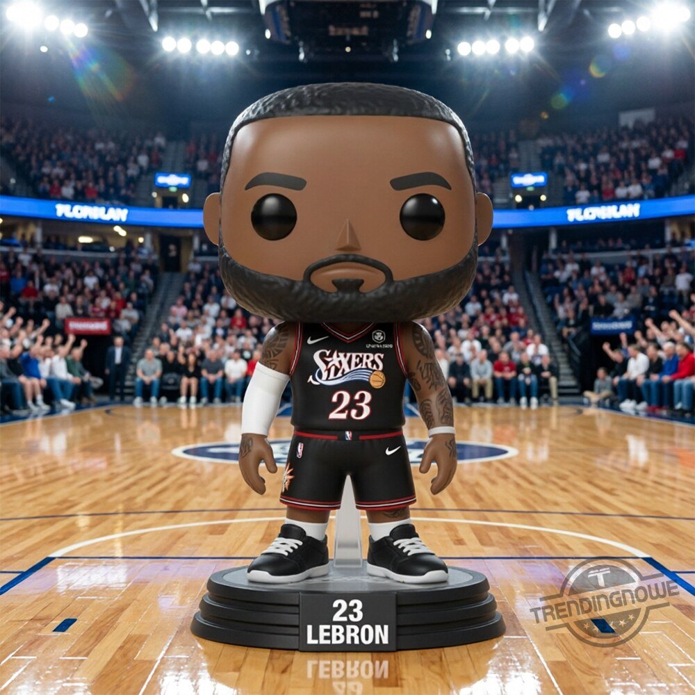 Philadelphia 76ers Sixers Lebron James Basketball Pop Figure 2026 LeBron James Philadelphia 76ers Basketball Pop Figure 2026 – image 2 of 4