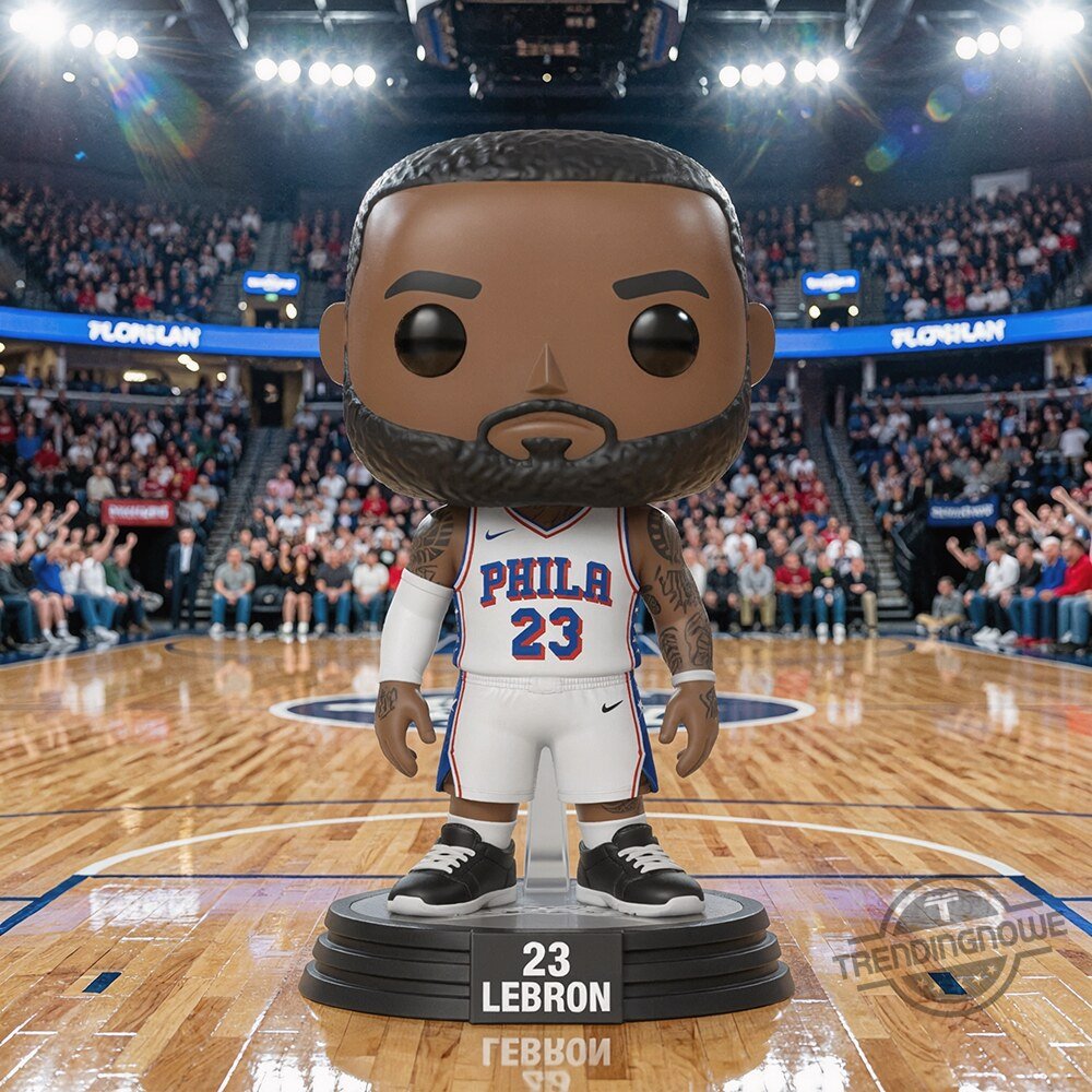 Philadelphia 76ers Sixers Lebron James Basketball Pop Figure 2026 LeBron James Philadelphia 76ers Basketball Pop Figure 2026 – image 3 of 4