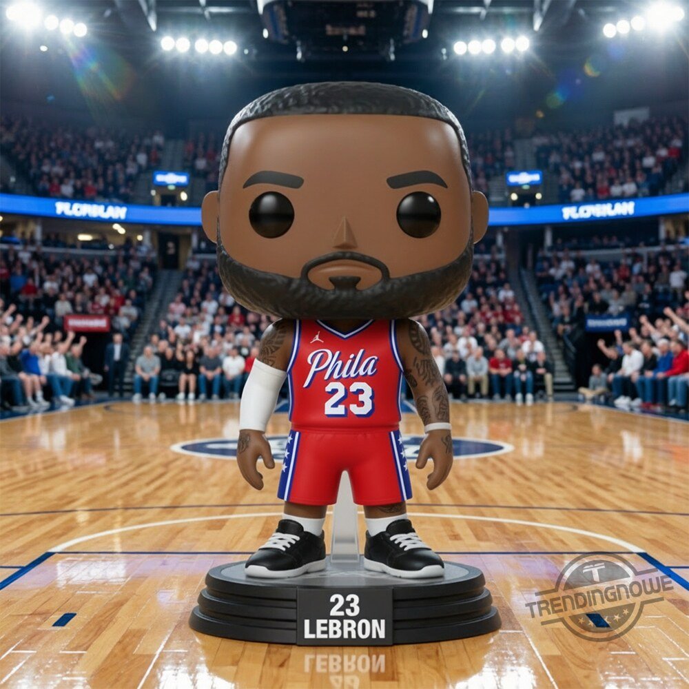Philadelphia 76ers Sixers Lebron James Basketball Pop Figure 2026 LeBron James Philadelphia 76ers Basketball Pop Figure 2026 – image 4 of 4