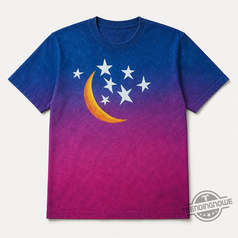 Netflix Here the Whole Time Miguel Lallo Felipe Moon And Stars Shirt Miguel Lallo Felipe Moon And Stars Netflix Fan Shirt – image 3 of 3