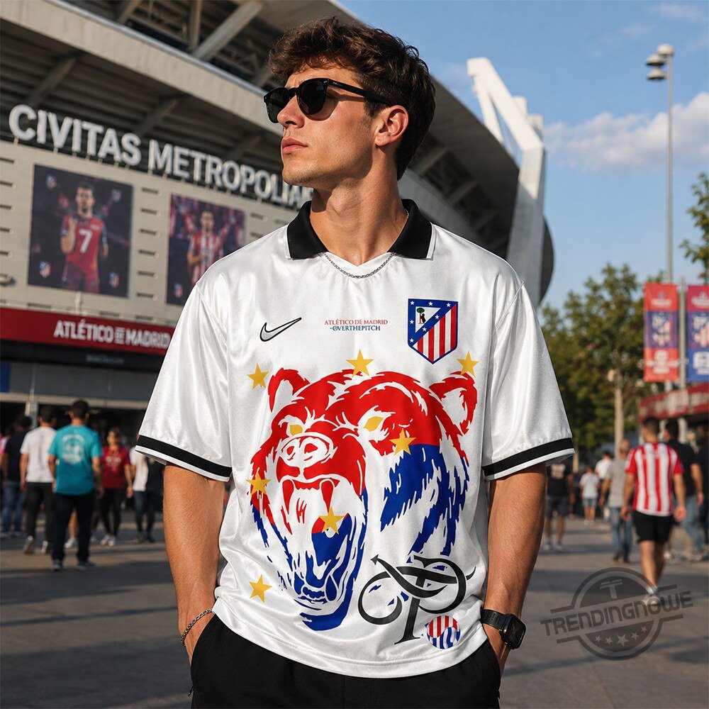 Atletico De Madrid Seoul Overthepitch White Bear Jersey Shirt 2026 Atletico Madrid Seoul Overthepitch White Bear 2026 Jersey Shirt – image 2 of 3