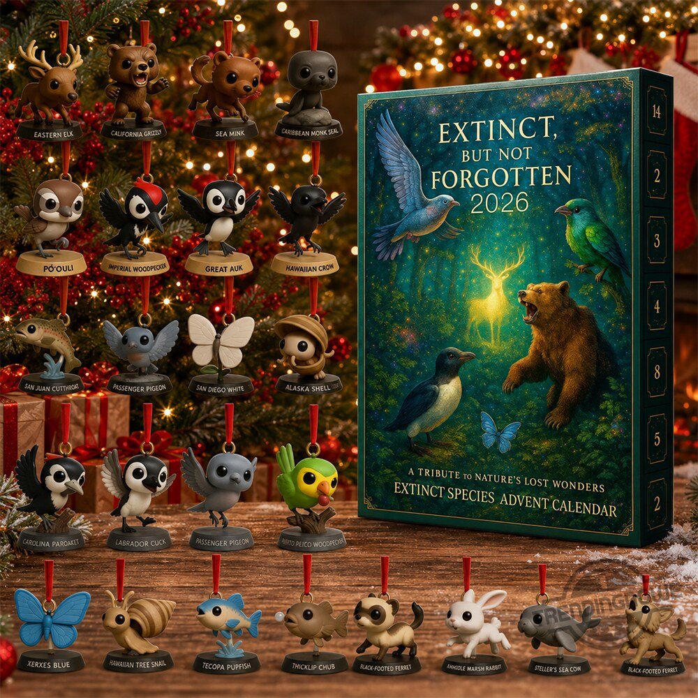 2026 Extinct But Not Forgotten Species Advent Calendar 24 Figures 9 2026 Extinct But Not Forgotten Species Advent Calendar 24 Figures