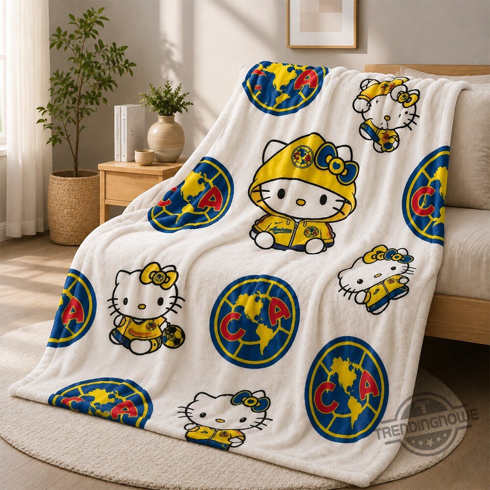 Club America x Hello Kitty 2026 Blanket 9 Club America x Hello Kitty 2026 Blanket