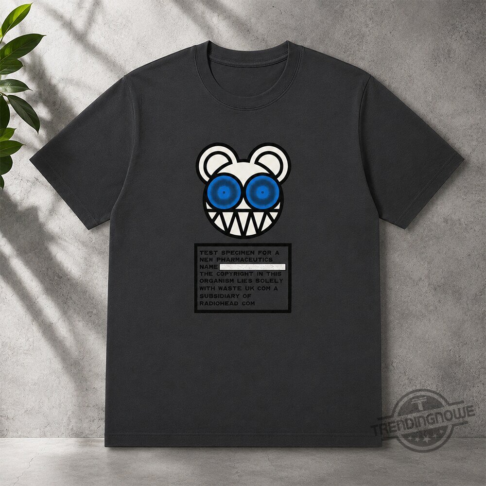 Ben Stiller Focker-In-Law Greg Focker RADIOHEAD WASTE Bear Shirt 9 Ben Stiller Focker-In-Law Greg Focker RADIOHEAD WASTE Bear Shirt