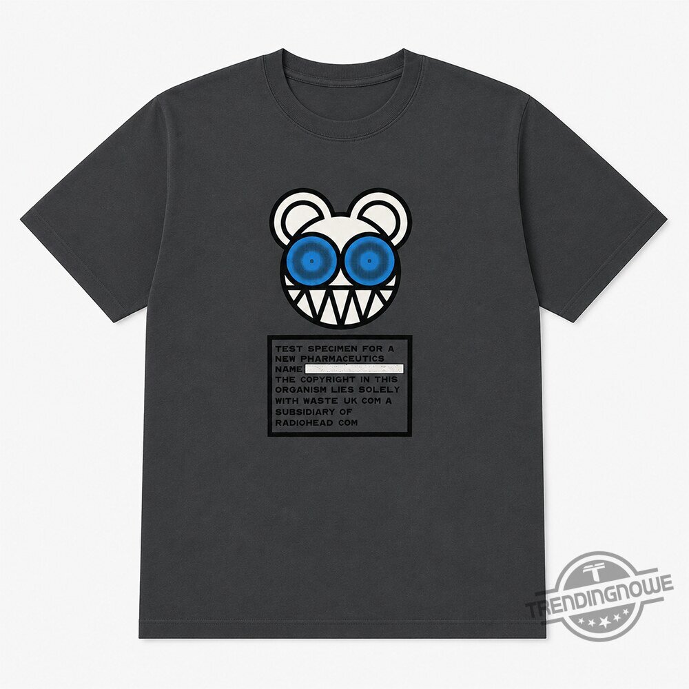 Ben Stiller Focker-In-Law Greg Focker RADIOHEAD WASTE Bear Shirt 10 Ben Stiller Focker-In-Law Greg Focker RADIOHEAD WASTE Bear Shirt