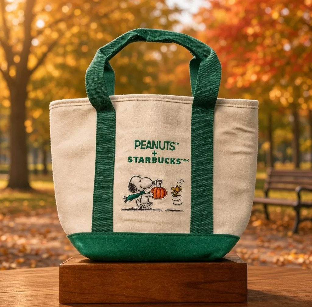 Starbucks x Peanuts Snoopy Tote Bag (Flash Sale)