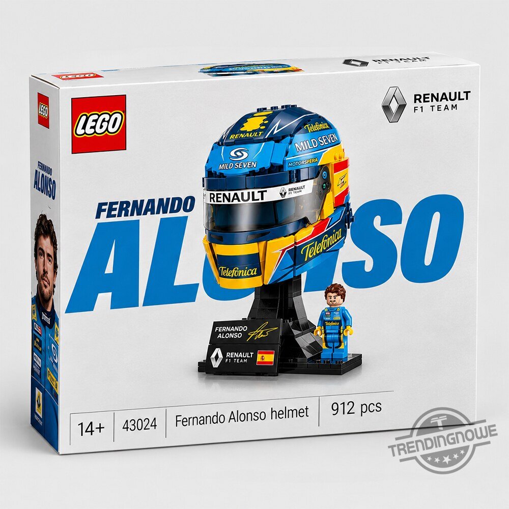 LEGO Renault F1 Fernando Alonso Helmet 43024 Building Brick Set 9 LEGO Renault F1 Fernando Alonso Helmet 43024 Building Brick Set