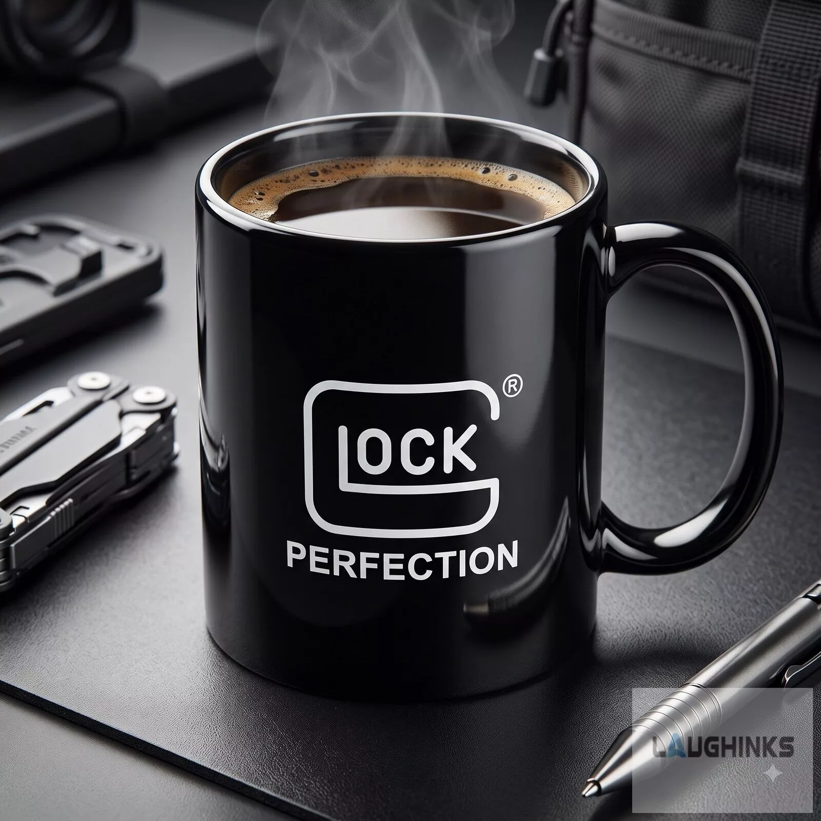 Glock Perfection Logo Ceramic Coffee Mug 3 Glock Perfection Logo Ceramic Coffee Mug
