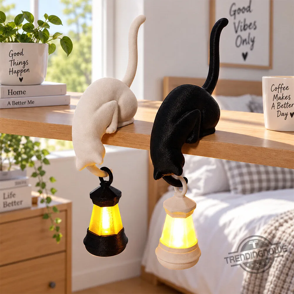 Nooklore Hanging Cat Shelf Lantern 8 Nooklore Hanging Cat Shelf Lantern