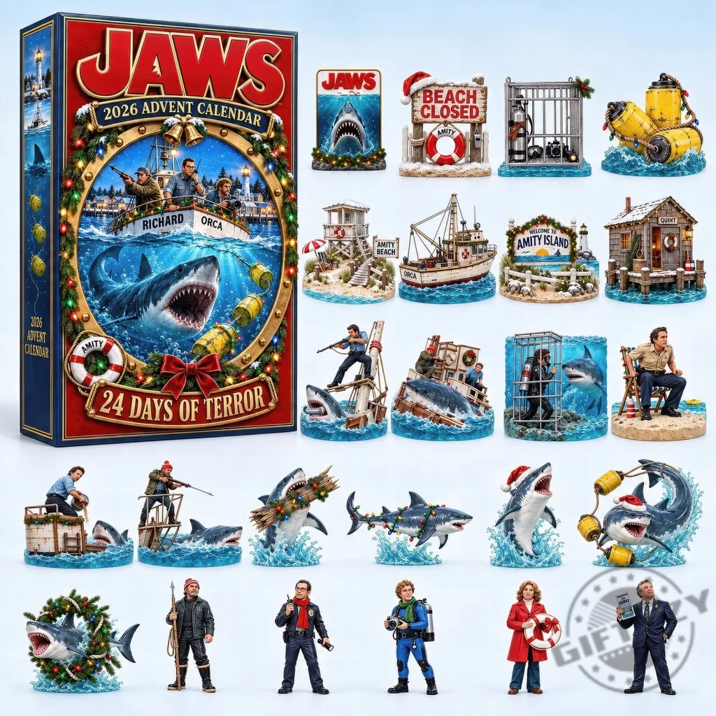 "Top 5 Advent Calendars: Jaws, BTS, LEGO, and Winnie the Pooh" 1 Jaws The Leviathan Of The Deep Christmas Gifts Advent Calendar