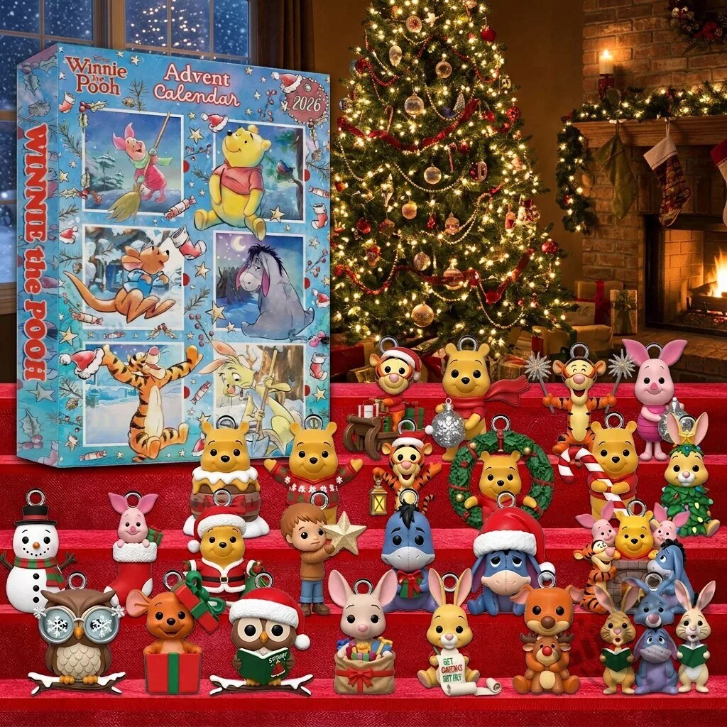 "Top 5 Advent Calendars: Jaws, BTS, LEGO, and Winnie the Pooh" 6 Winnie the Pooh Movie Advent Calendar