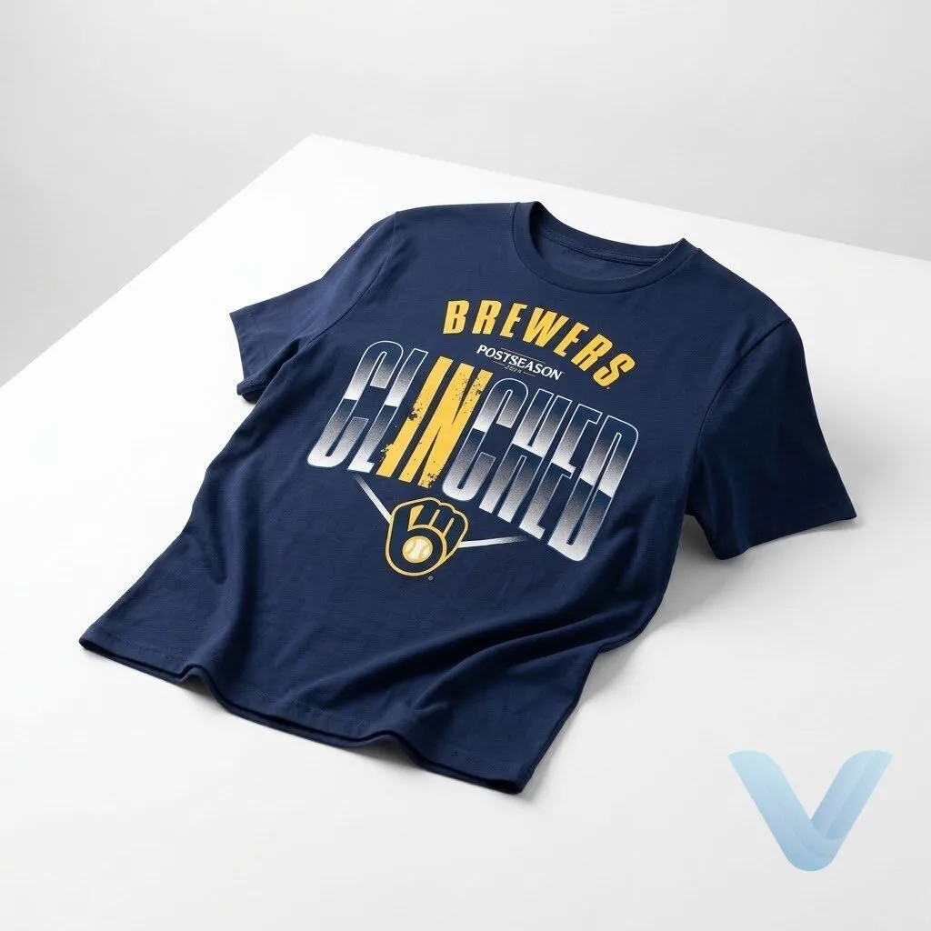 Brewers Clinched Postseason Locker Room 2026 T Shirt hoodie sweatshirt Brewers Clinched Postseason Locker Room 2026 T Shirt hoodie sweatshirt – image 4 of 4
