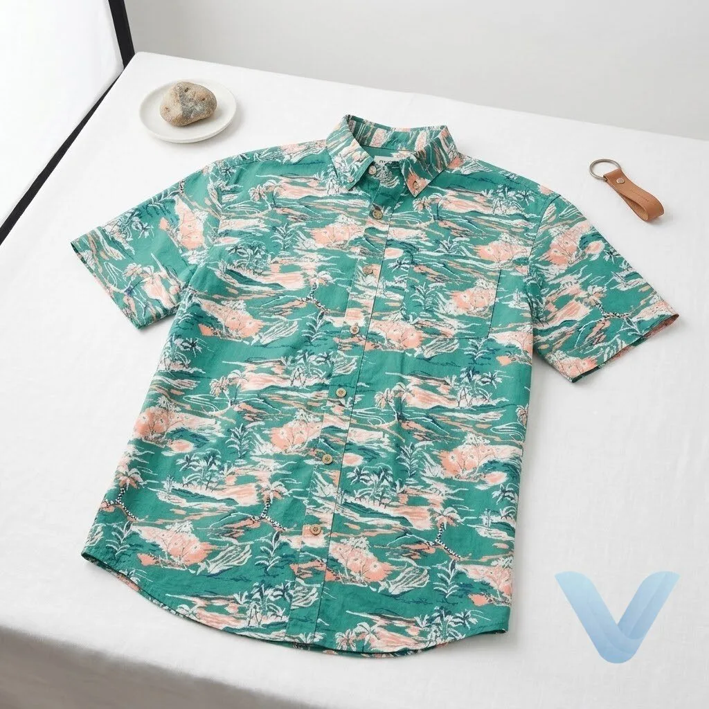 RJ Decker Scott Brenner's Back Eddie Bauer Mens Eddie Bauer Printed Baja Shirt hawaiian shirt 14 RJ Decker Scott Brenner