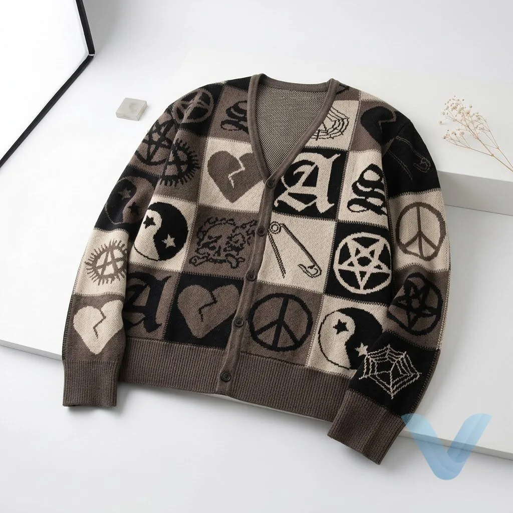 The Young and the Restless Daniel Romalotti Michael Graziadei AllSaints Barker Cardigan sweater in Taupe Brown and Black 11 The Young and the Restless Daniel Romalotti Michael Graziadei AllSaints Barker Cardigan in Taupe Brown and Black
