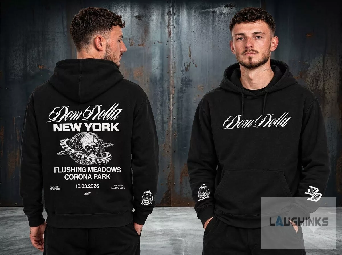 Dom Dolla Queens NY Event At Flushing Meadows Corona Park In Queens NY On October 3 2026 Unisex Hoodie 5 Dom Dolla Queens NY Event At Flushing Meadows Corona Park In Queens NY On October 3 2026 Unisex Hoodie