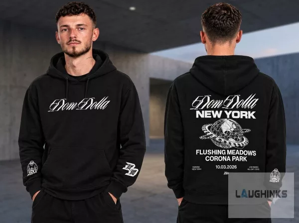 Dom Dolla Queens NY Event At Flushing Meadows Corona Park In Queens NY On October 3 2026 Unisex Hoodie 3 Dom Dolla Queens NY Event At Flushing Meadows Corona Park In Queens NY On October 3 2026 Unisex Hoodie
