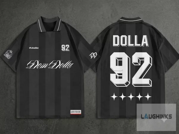 Black and grey striped Dom Dolla 92 Jersey Merch 2026 1 Black and grey striped Dom Dolla 92 Jersey Merch 2026