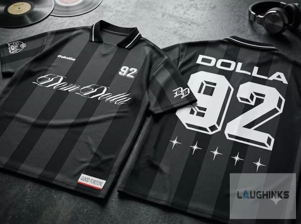 Black and grey striped Dom Dolla 92 Jersey Merch 2026 2 Black and grey striped Dom Dolla 92 Jersey Merch 2026