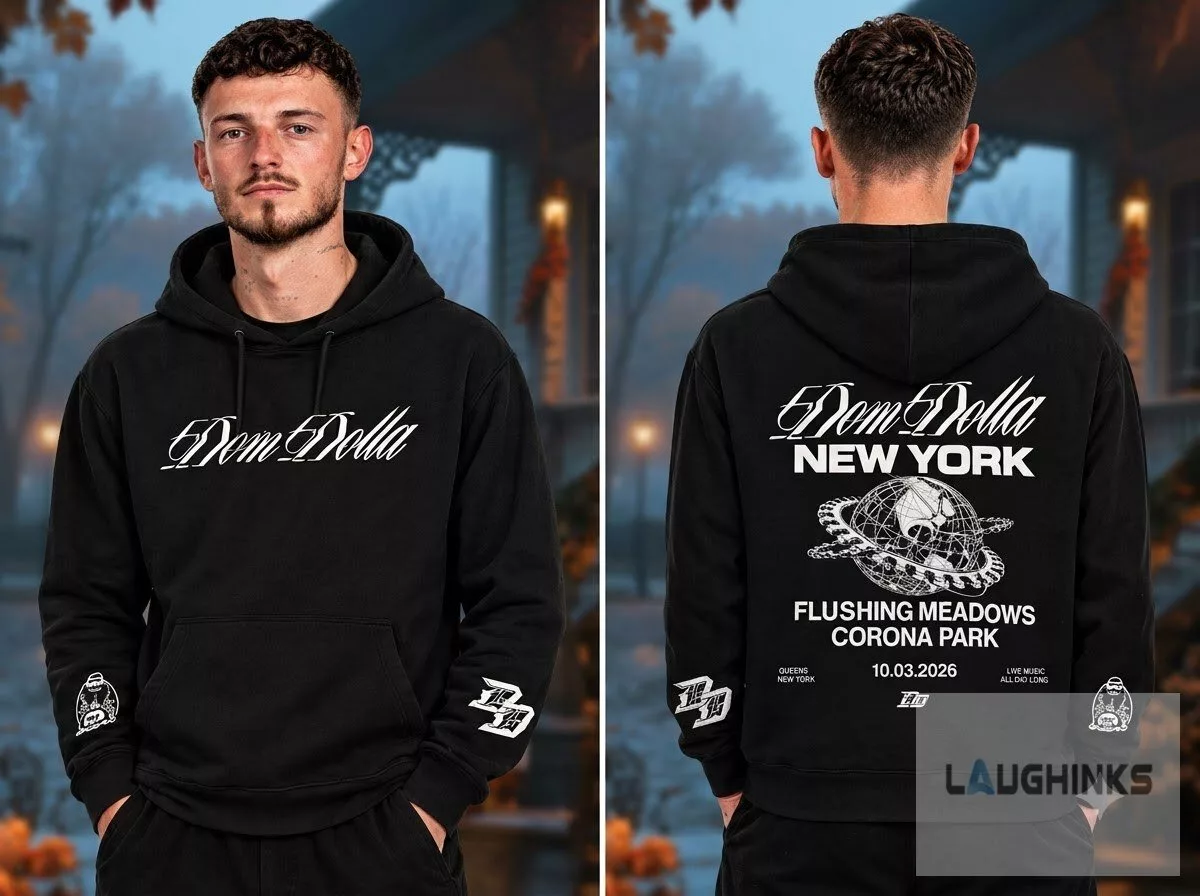Dom Dolla Queens NY Event At Flushing Meadows Corona Park In Queens NY On October 3 2026 Unisex Hoodie 4 Dom Dolla Queens NY Event At Flushing Meadows Corona Park In Queens NY On October 3 2026 Unisex Hoodie