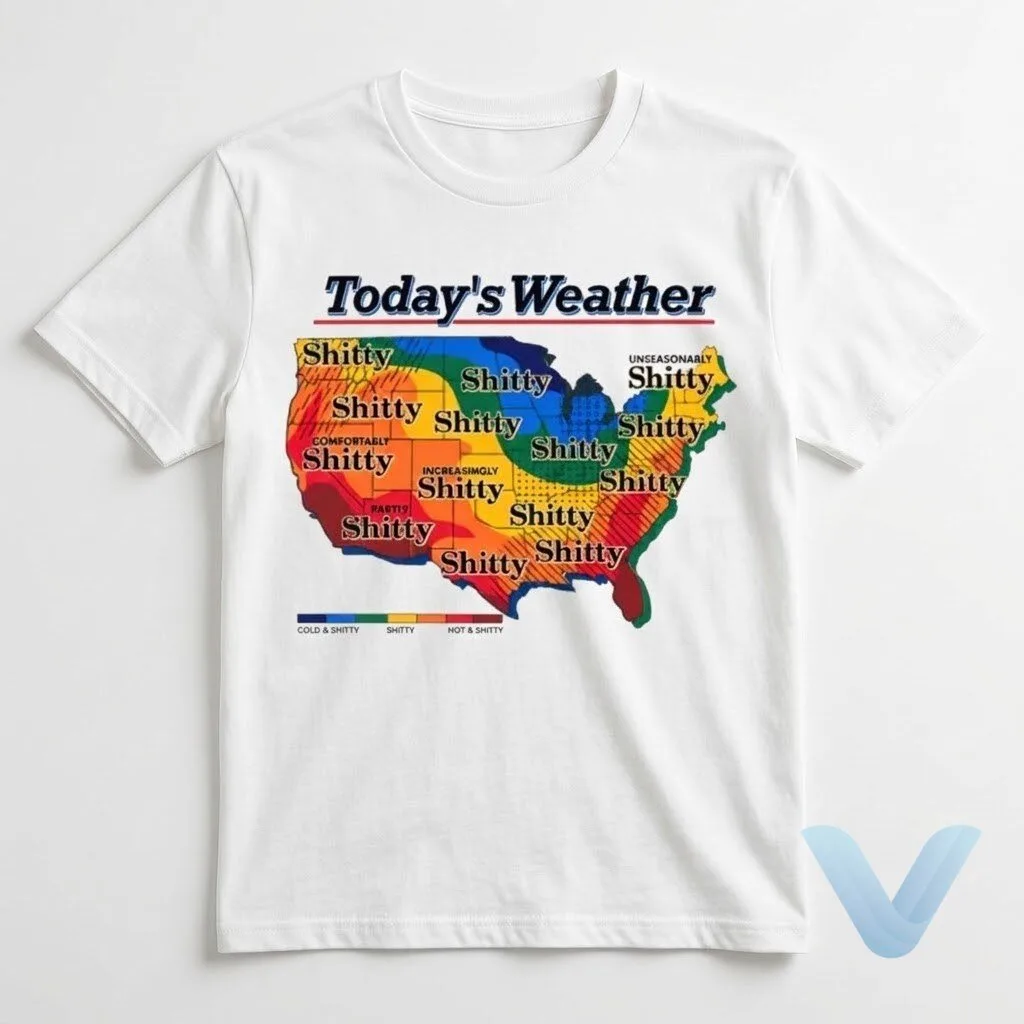 "Trendy Celebrity Tees, Hats, and Sweaters: Unique Gifts for 2023" 2 Alexander Skarsgard Today's Weather Shitty Weather T Shirt hoodie sweatshirt