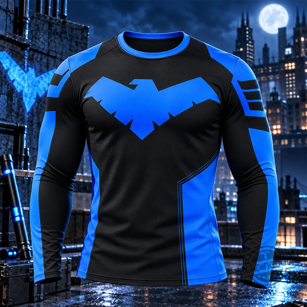 "Top 2026 Advent Calendars and Unique Shirts for the Holidays" 3 Nightwing Compression Long Sleeve Shirt