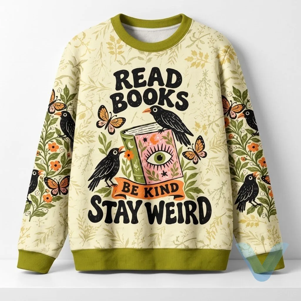 Read Books Be Kind Stay Weird Christmas 2026 Ugly Sweater sweatshirt 8 Read Books Be Kind Stay Weird Christmas 2026 Ugly Sweater sweatshirt