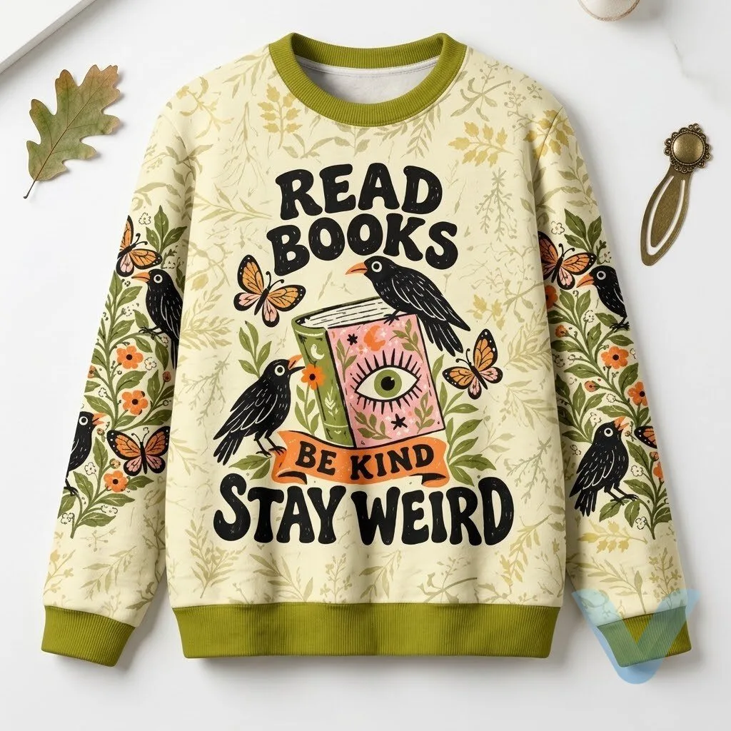 Read Books Be Kind Stay Weird Christmas 2026 Ugly Sweater sweatshirt 9 Read Books Be Kind Stay Weird Christmas 2026 Ugly Sweater sweatshirt