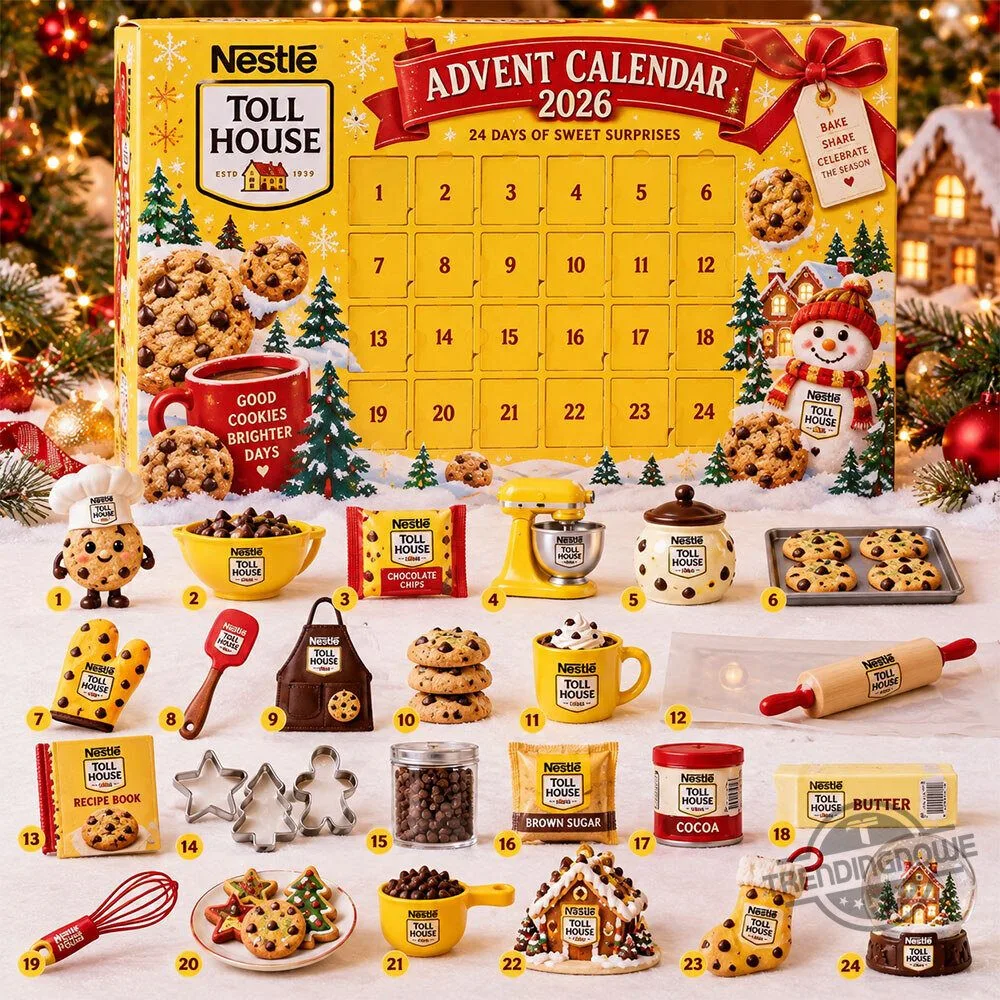 "Top 2026 Advent Calendars and Unique Shirts for the Holidays" 4 Nestle Toll House 2026 Advent Calendar 24 Days Of Baking Holiday