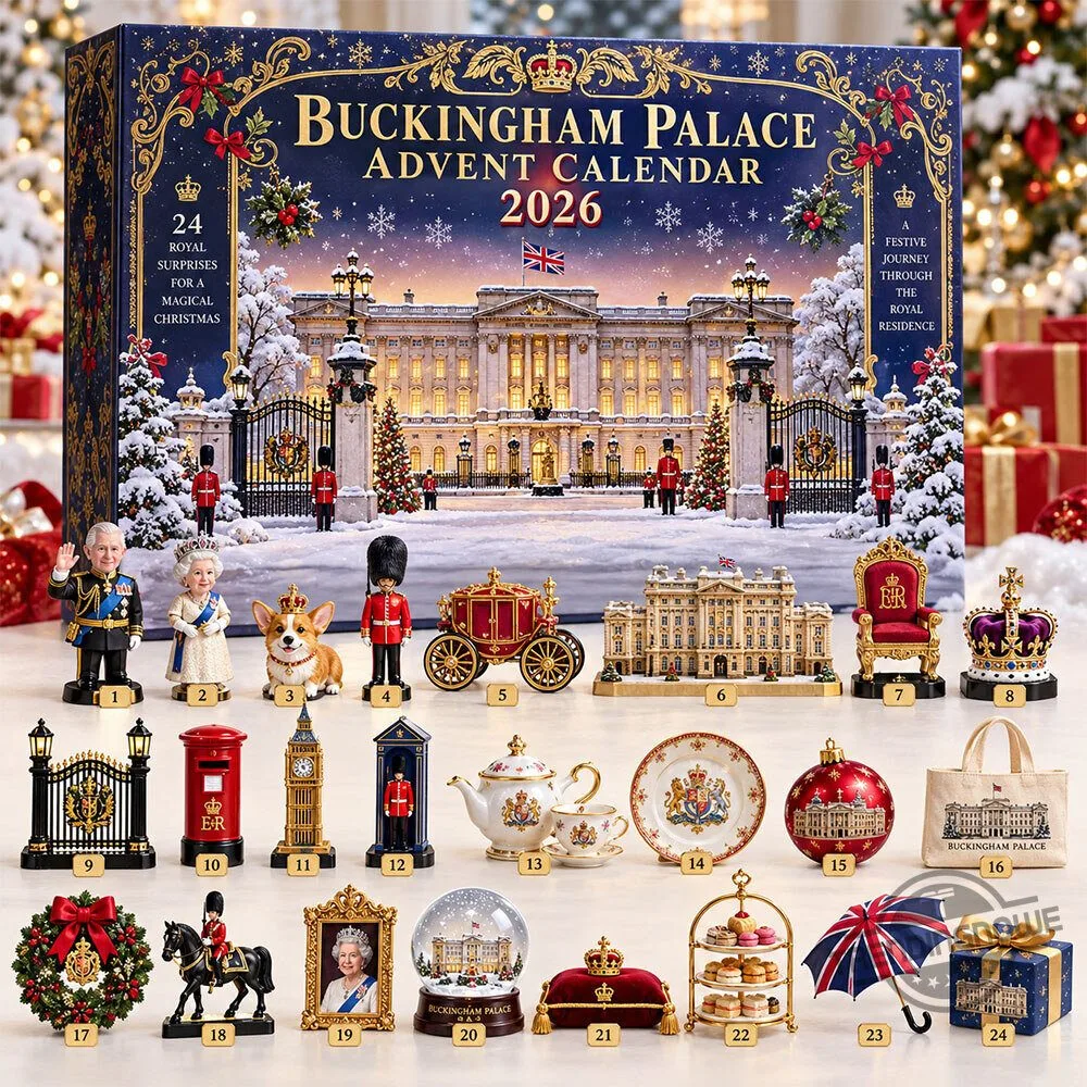 "Top 2026 Advent Calendars and Unique Shirts for the Holidays" 5 Buckingham Palace 2026 Advent Calendar 24 Royal Surprises Collectibles Gift Set