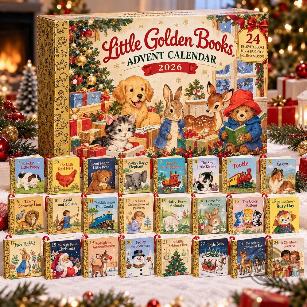"Top 2026 Advent Calendars and Unique Shirts for the Holidays" 6 Little Golden Books 2026 Advent Calendar