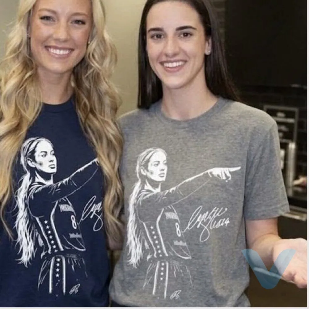 Caitlin Clark Sophie Cunningham Pointing T Shirt