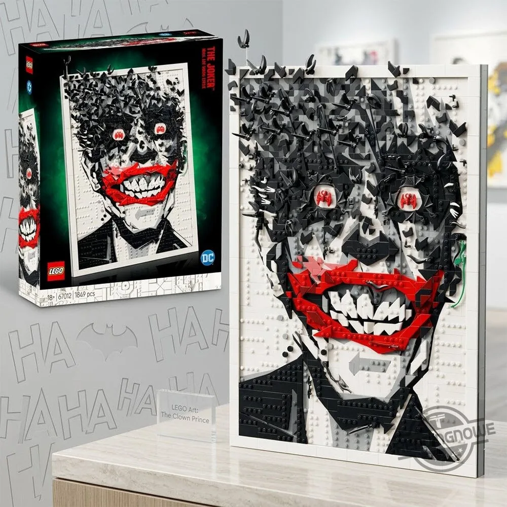 "Top 5 Must-Have Fashion Picks and Collectibles for Pop Culture Fans" 6 LEGO DC Batman The Joker Wall Art Comic Cover Building 67012 Set