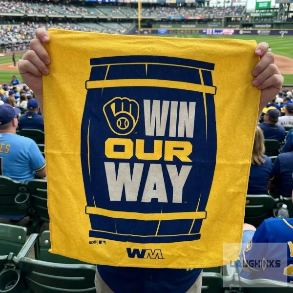 Milwaukee Brewers Game 2 October 4 2026 Win Our Way Chourio Walkoff Rally Towel