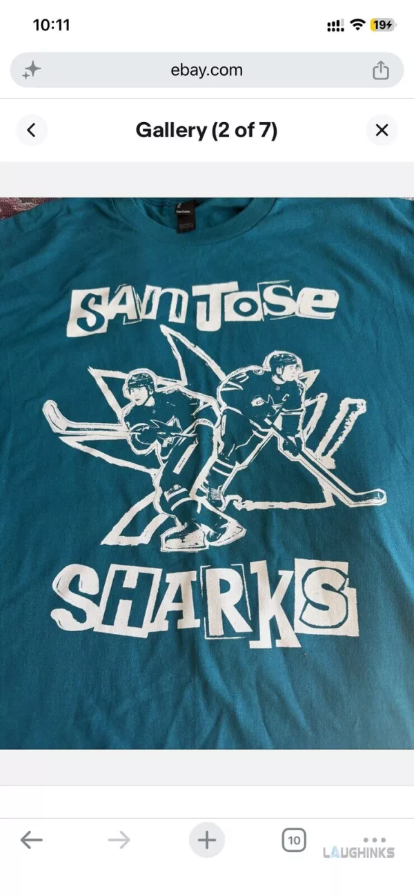 San Jose Sharks 2026-2027 Opening Night SGA T-Shirt Celebrini Smith