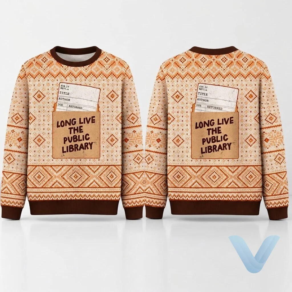 Long Live The Public Library Christmas 2026 Ugly Sweater Sweatshirt 2 Long Live The Public Library Christmas 2026 Ugly Sweater Sweatshirt